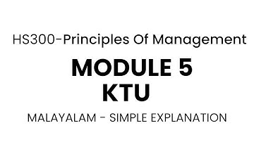 HS300 | Principles of management | MODULE 5 - PART 1 | KTU | | Staffing