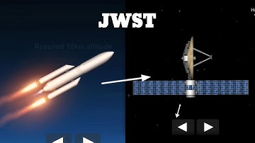 Launching James Webb Space Telescope in SFS#spaceflightsimulator #jwst