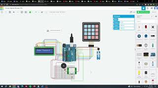 Implementing a Microcontroller-Based Door Lock System with Digital Keypad and Sensor Monitoring