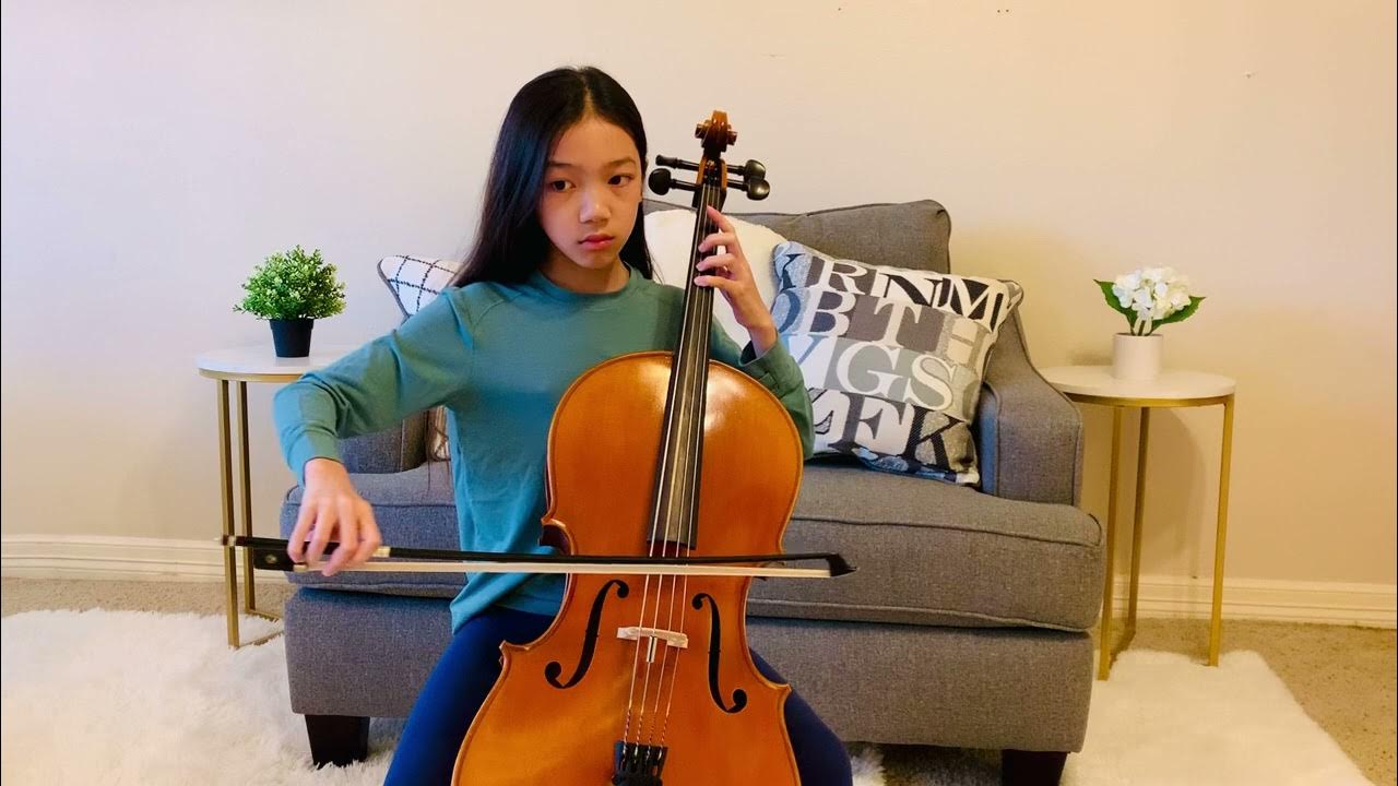 Suzuki Cello Book 2 J.S. Bach Minuet No. 1 w/ Genevieve Vu Ethan Vu YouTube