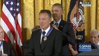 Bruce Springsteen Medal of Freedom Award 112216