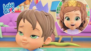 Princess For a Day  BABY ALIVE Official BRAND NEW EPISODES   Cartoons for Kids