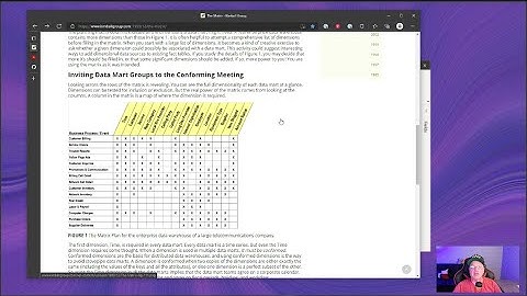 Generating Bus Matrix documentation