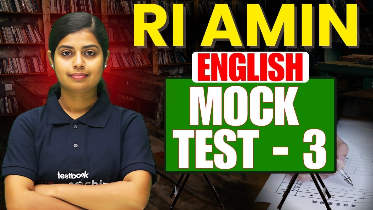RI ARI Amin Exam Preparation | RI Amin Exam Classes 2026 | English MCQs by Baishali Ma'am