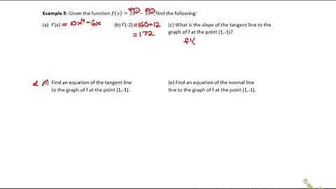 2.4: Derivatives Rules - Constant, Sum, Difference, and Constant Multiple Ex 3
