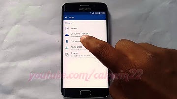 Android Lollipop : How to open Microsoft Word file Document in Samsung Galaxy S6