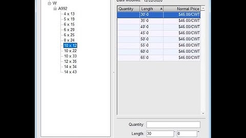 Pricing Material Options in Estimating - Tekla PowerFab
