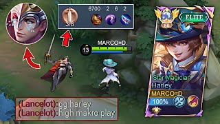 PERFECT TRICK HARLEY TO DOMINATE LANCELOT JUNGLE IN RANKED GAME