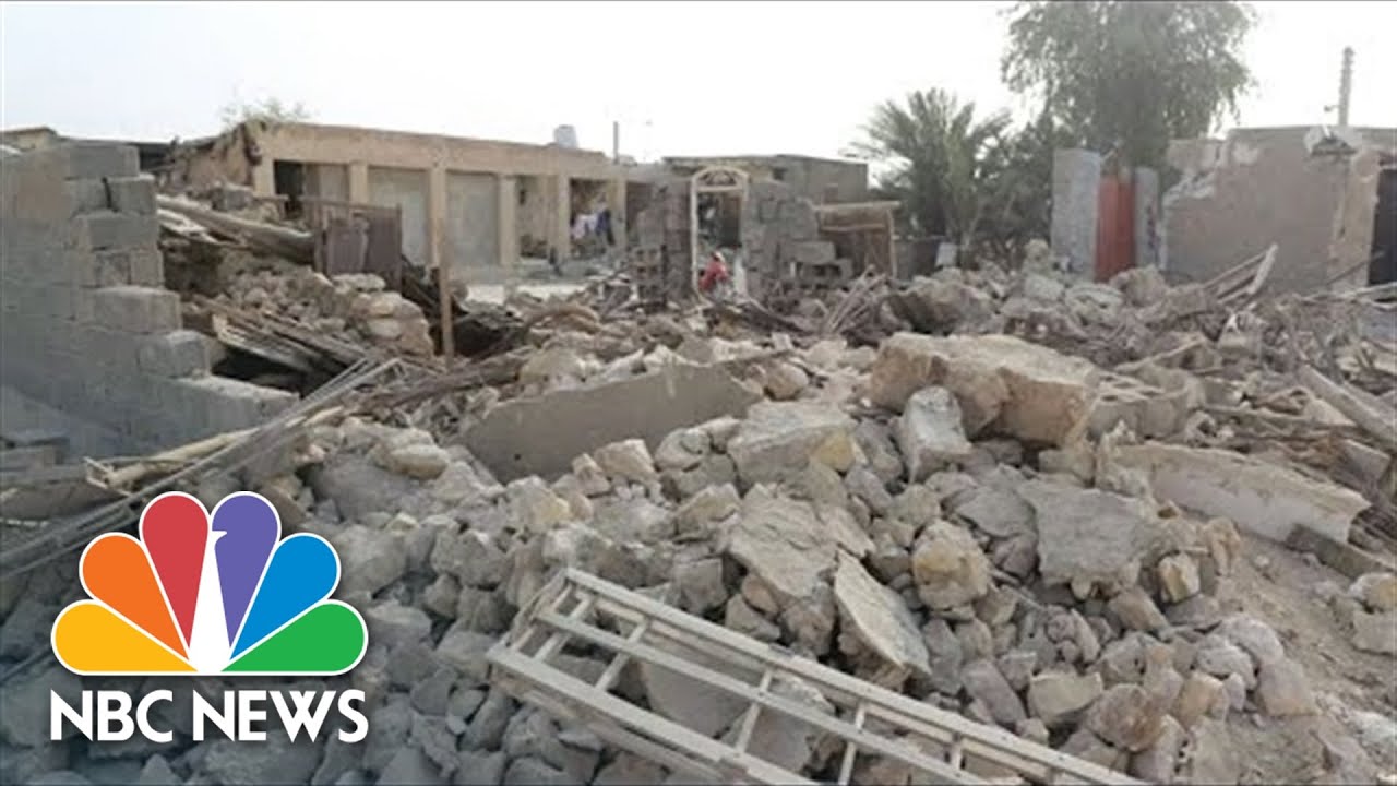 Deadly Earthquake Reduces Buildings To Rubble In Iran