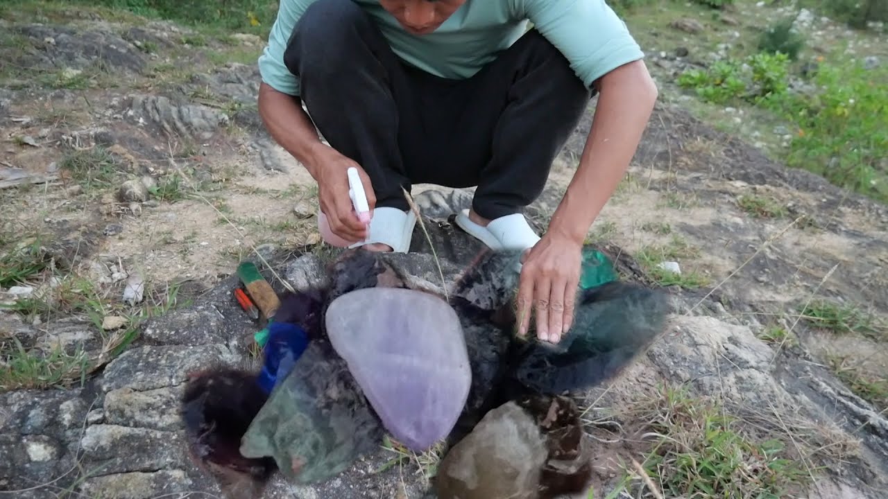 You can easily find precious crystals