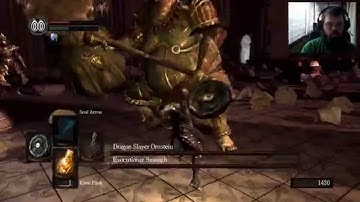 Dark Souls ~ ornstein and smough RAGE QUIT
