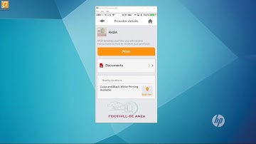 Using the ePRINTIt Mobile Print APP