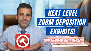 How to Use Exhibits During Zoom Depositions - App Review and Demo
