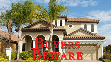 BEWARE! Buying a house in Florida check the tile floors for hollow sounds could save you big $MONEY$