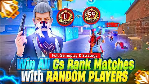How To Win Every CS RANK With Random Players || Free Fire Pro Tips And Tricks 🔥 || Utkarsh FF
