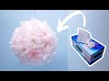 ティッシュペーパーで作るふわふわな桜の花ボール｜How To Make Cherry Blossoms With Tissue Paper｜ayawang-paper