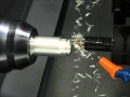 Trepanning, live tooling, milling first op on the Haas ST10Y