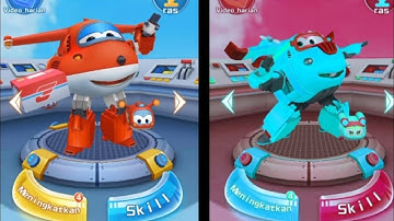 Super Wings : Jett Run - jett vs Donnie Cyan (Android IOS) #superwings #jettrun