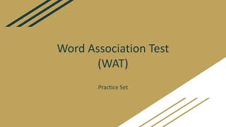 SSB WAT Practice Set-3 | Word Association Test | WAT Practice | SSB Interview | SSB Ready