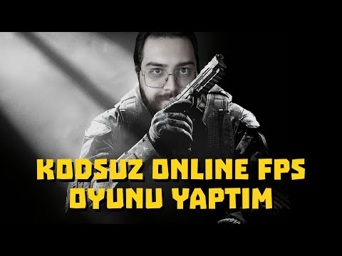 KOD YAZMADAN ONLINE FPS OYUNU YAPTIM!