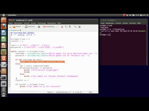 Python-Programmierung - ein kleines Beispiel