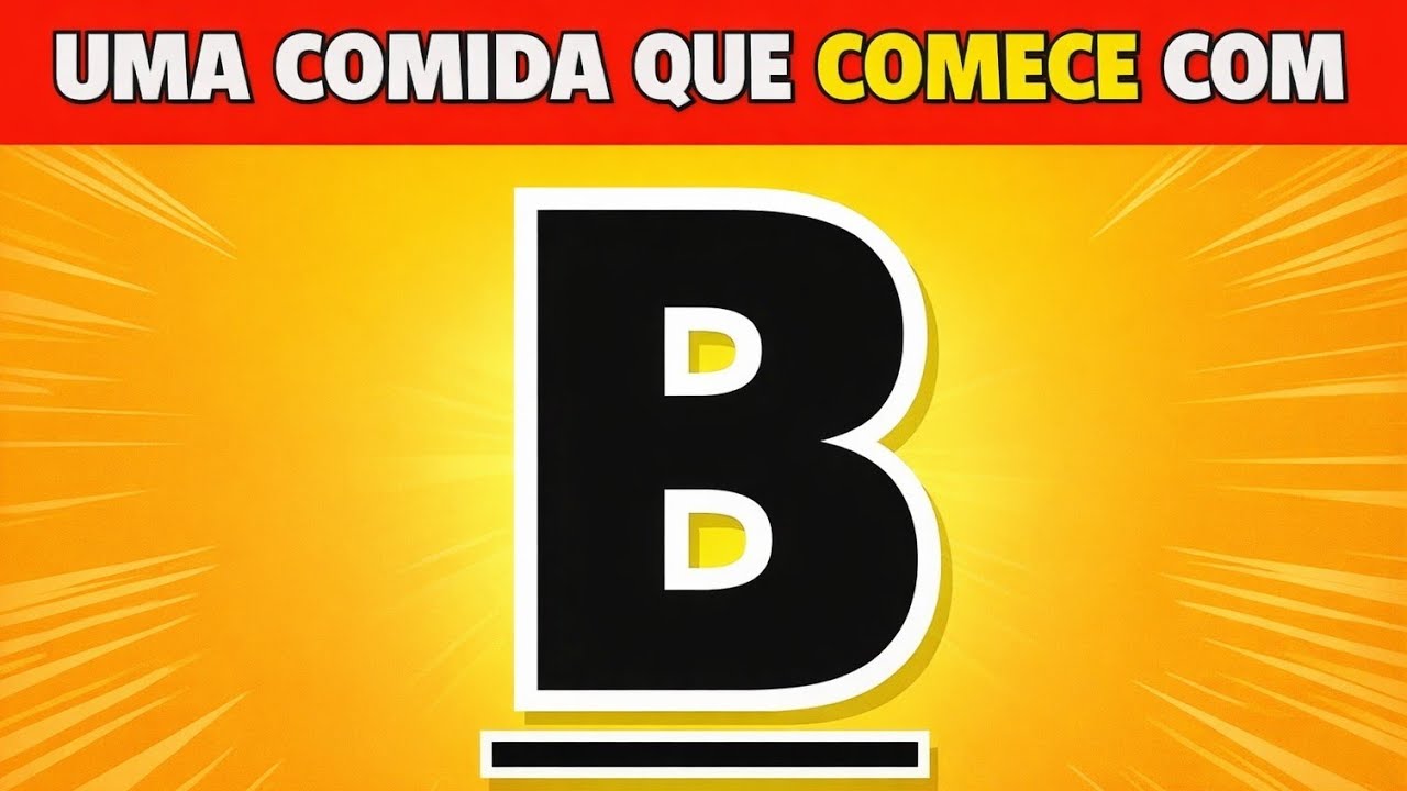 🔥 DIGA uma PALAVRA com essa LETRA! DESAFIO ADEDONHA | Só para GÊNIOS 🧠