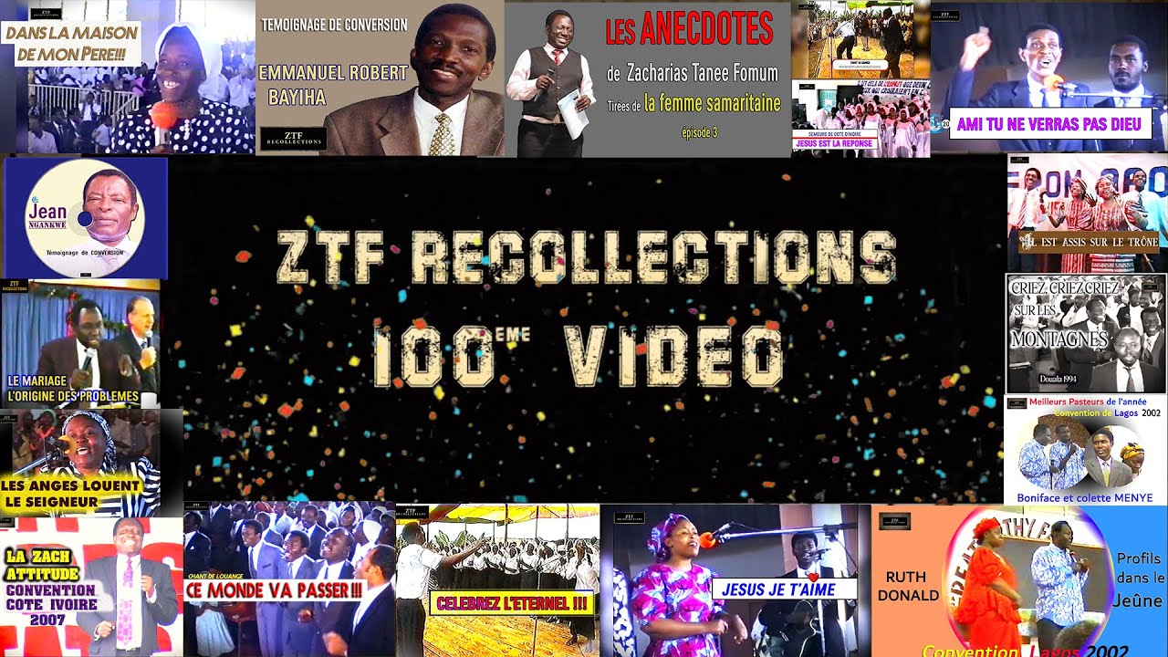 ZTF : 100e VIDEO DE ZTF RECOLLECTIONS