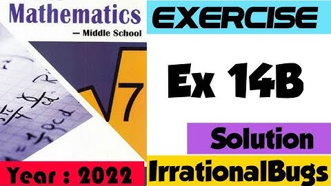 SIMPLE LINEAR EQUATIONS | Ex.14B #selina #icse #easymaths #class7 #irrationalbugs @EasyLearningIrrationalbugs