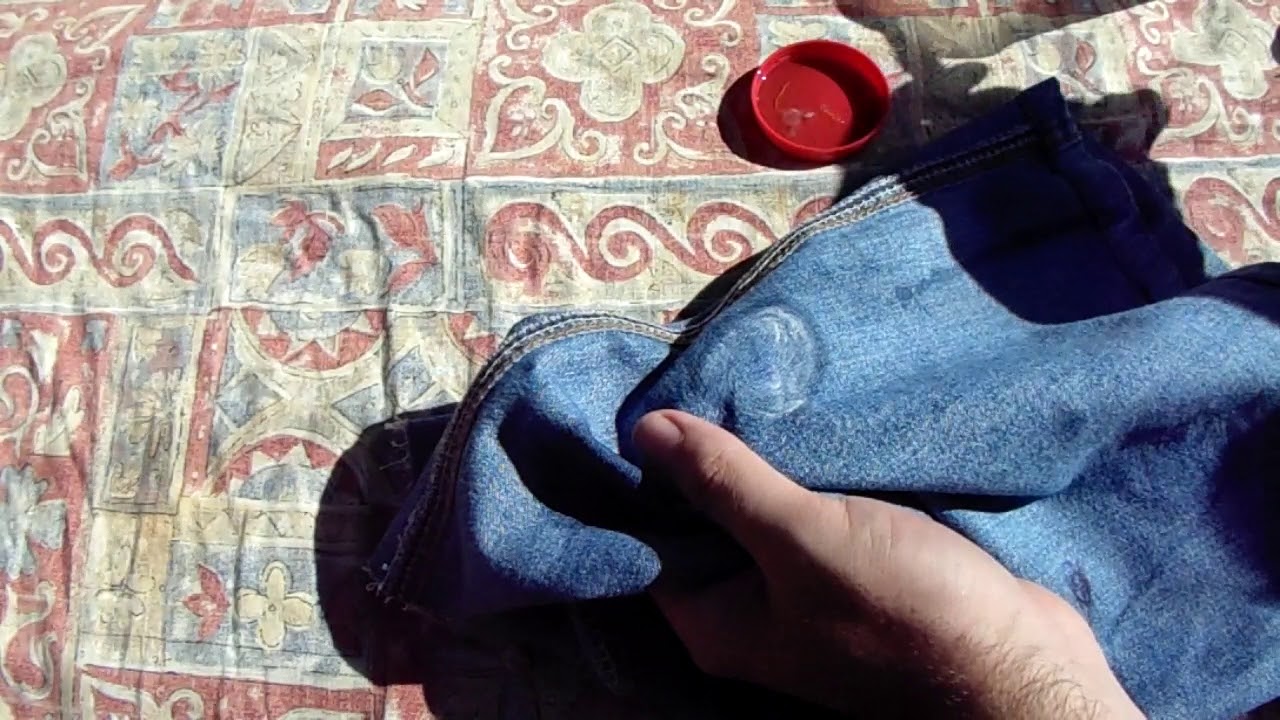 Waste saddle The appliance Como tirar mancha de caneta da calça jeans EnsinaComo - YouTube