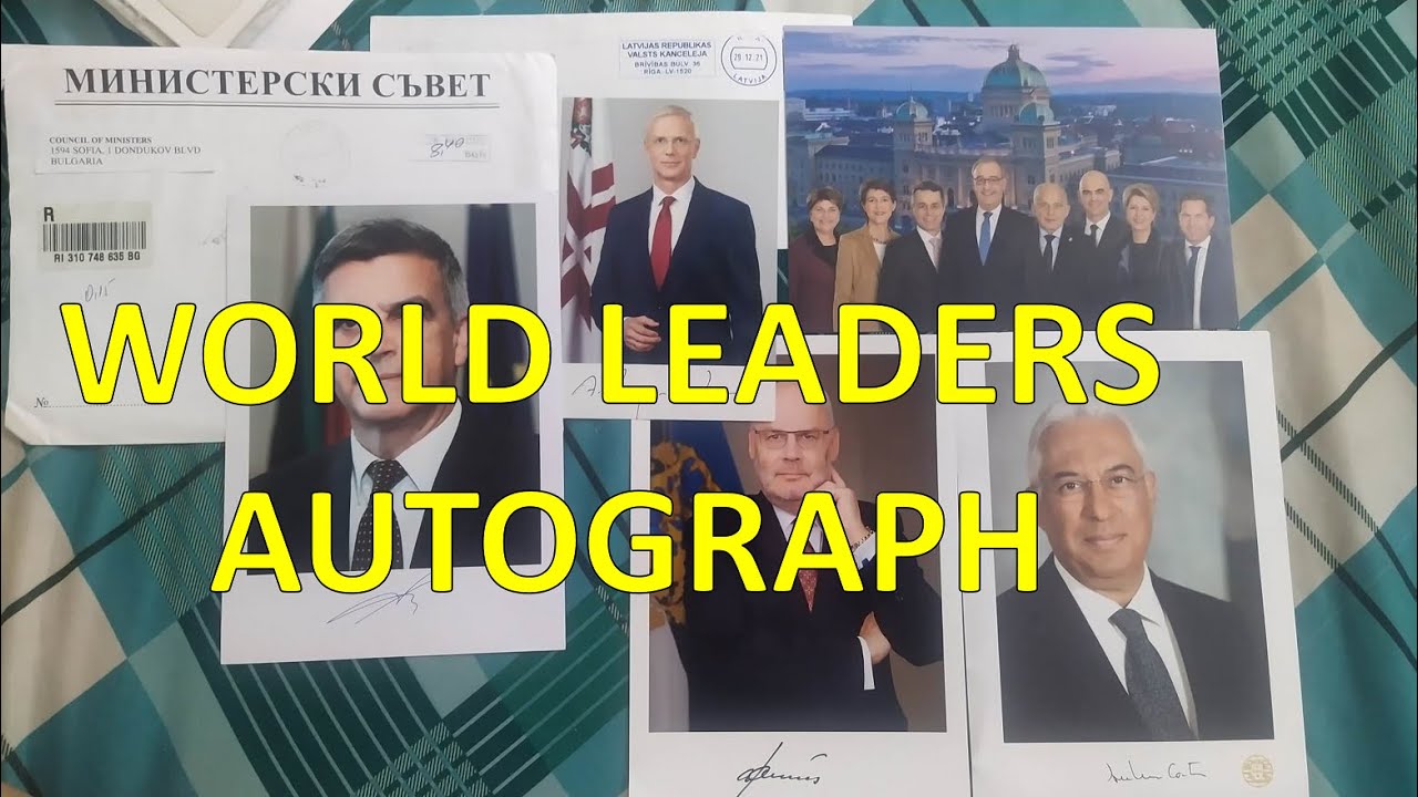 I asked World Leaders for autographs - YouTube
