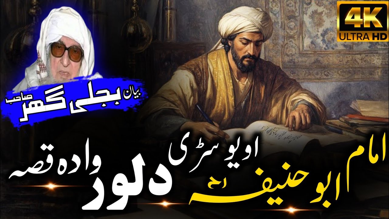 Amam Abu Hanifa aw Yo Sary Da Lore Wada Qissa. Pashto Bayan Molana Bijli Ghar Sahib.