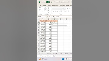 |TIPS EXCEL|CÁCH TÍNH LŨY KẾ TRONG EXCEL #shorts #tips #excel