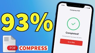 How To Compress PDF File on iPhone Free | Compress PDF Documents on iPhone Without Losing Quality