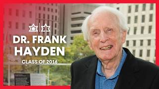 Dr. Frank Hayden Induction Speech | Class of 2016