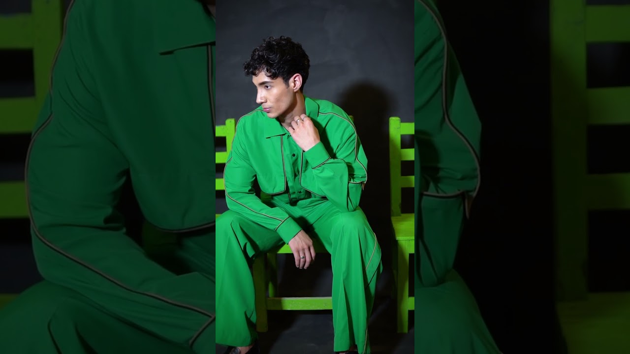 parallel sleek summer 2024| green co-ord set