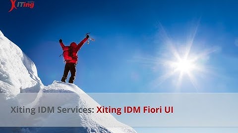 Anwendungsfreundliche SAP-Fiori-Oberfläche für SAP IDM mit der Xiting Fiori UI (XIFI)