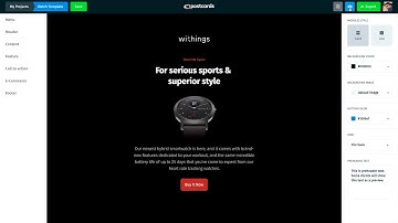 Create and Customize an Email Newsletter Template in Postcards