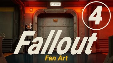 Creating Fallout Vault 04  - Blender UV layout