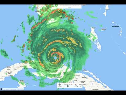 weather maps in motion Hurricane Irma In Motion On Miami Weather Radar 4 12pm To 6