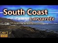 The south coast of Lanzarote / Lanzarote, Spain / 4K HDR