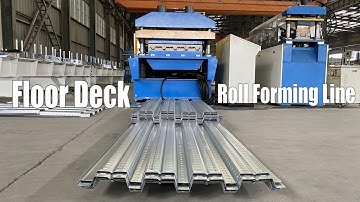 Factory Testing of Floor Deck Roll Forming Line | Formetal Technology
