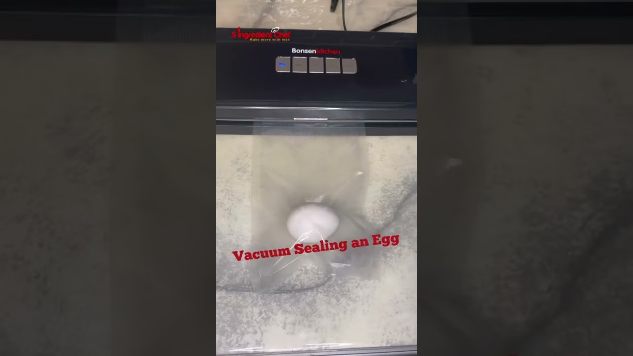 What does a vacuum sealed egg look like? | 5 Ingredient Chef