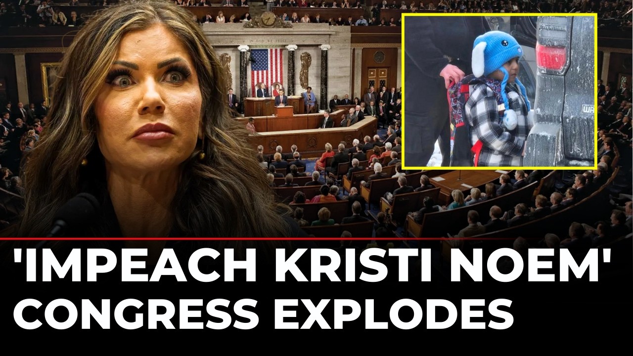 US Congress LIVE: Trump Team in Panic as Democrats Go Nuclear Over Kristi Noem’s ICE Crackdown | GOP