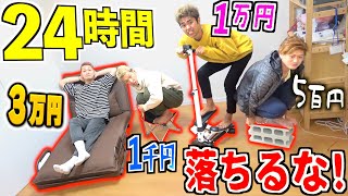 【500円vs3万円】24時間決められた金額の上で生活したら生き残るのは誰だ！？？2/2