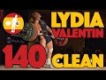 Lydia valentin 140kg clean slow motion