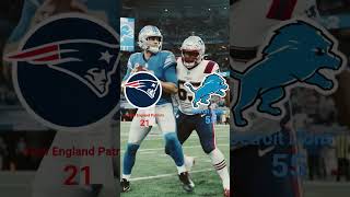 Lions Beat New England Patriots