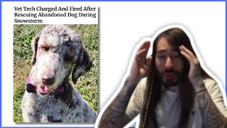 Charlie Is Furious After Veterinarian Is Fired And Arrested For Saving Abandoned Dog Moistcr1Tikal