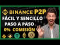 👉 Fondea y Compra CRIPTOMONEDAS con BINANCE P2P ⭐ Tutorial compra BITCOIN 🚀 es SEGURO?