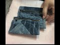 Маленькие джинсовые радости: кошелечек из джинсы своими руками/ jeans wallet  / sew from jeans / DIY