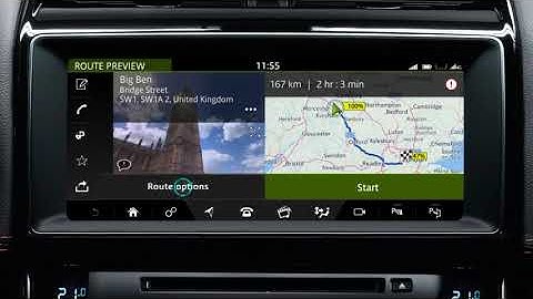 Jaguar XE 19MY   InControl Touch Pro Navigation   Entering a Destination